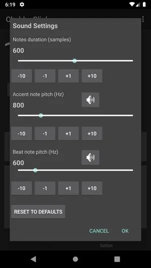 Chubby Click  Metronome